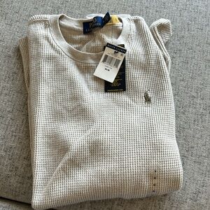 brand new with tags ralph lauren waffle knit thermal